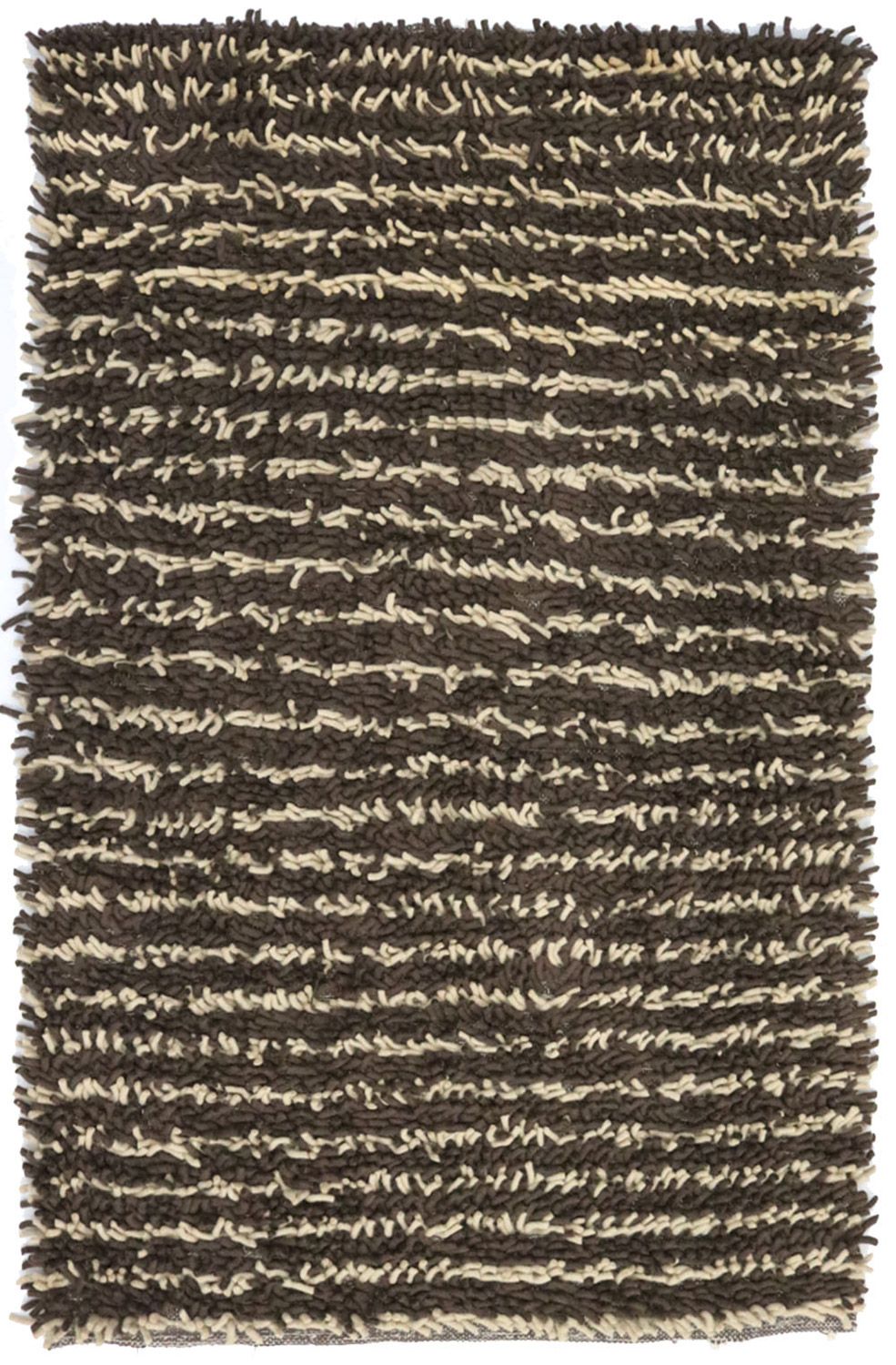 Alfombra de pelo largo - 198 x 129 cm - multicolor
