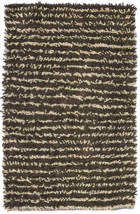 Alfombra de pelo largo - 198 x 129 cm - multicolor