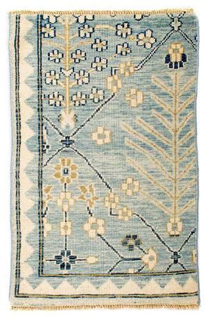 Alfombra Ziegler - Moderna - 92 x 62 cm - azul claro