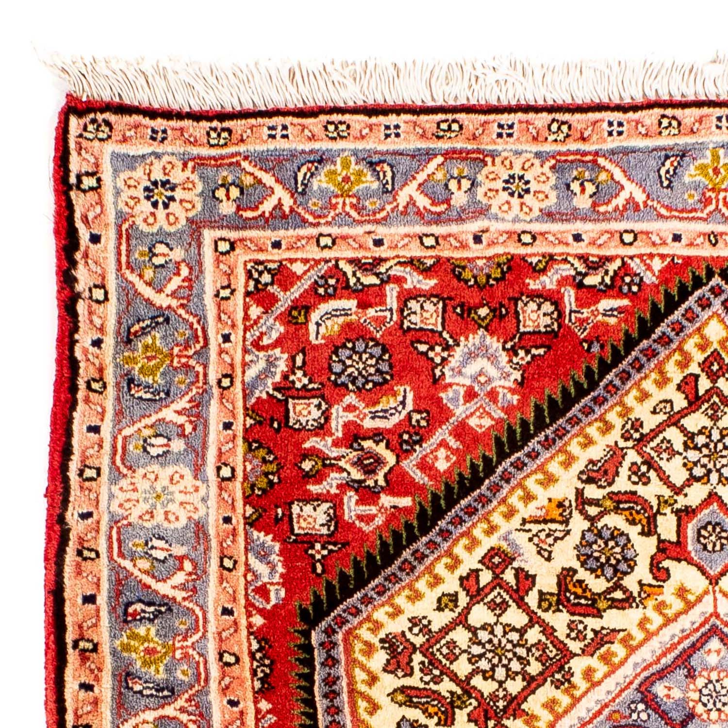 Alfombra persa - Bidjar cuadrado  - 85 x 80 cm - rojo
