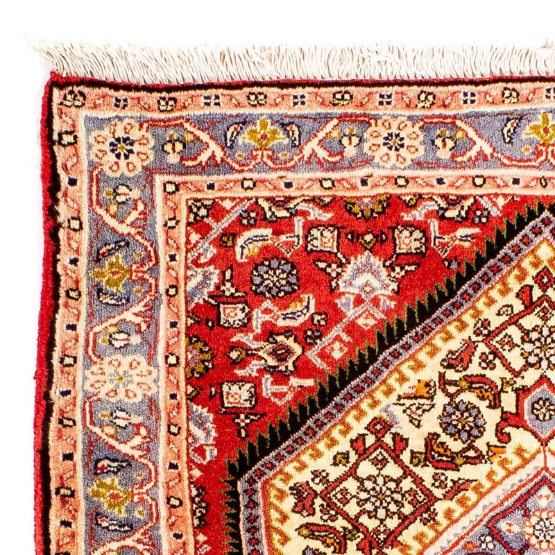 Alfombra persa - Bidjar cuadrado  - 85 x 80 cm - rojo