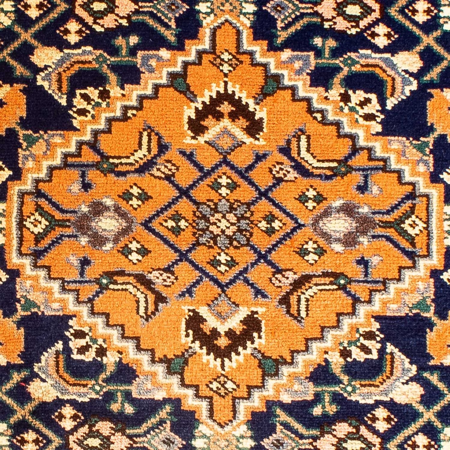 Alfombra persa - Nómada - 119 x 70 cm - azul oscuro
