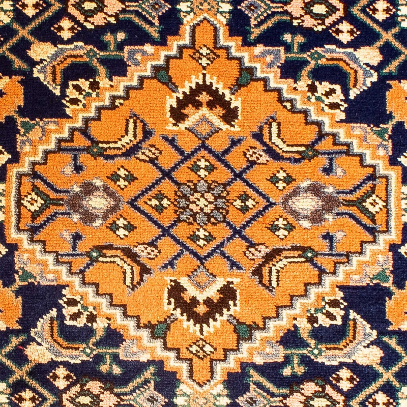Alfombra persa - Nómada - 119 x 70 cm - azul oscuro