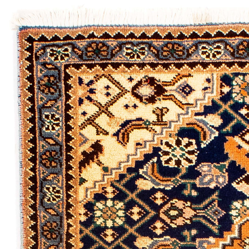 Alfombra persa - Nómada - 119 x 70 cm - azul oscuro