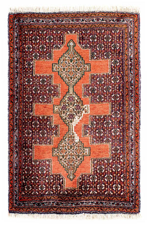 Alfombra persa - Clásica - 102 x 73 cm - óxido