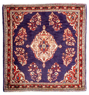 Alfombra persa - Clásica - 91 x 68 cm - púrpura