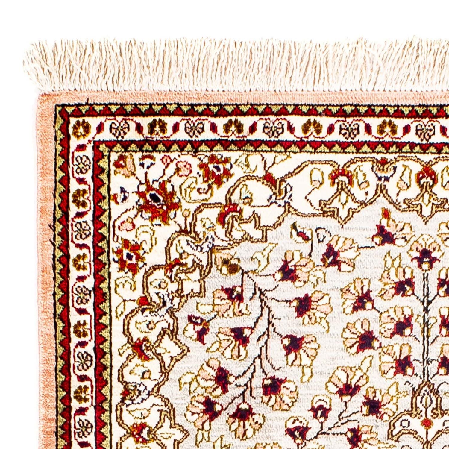 Alfombra de seda - Ghom Seda - Prima - 80 x 59 cm - beige