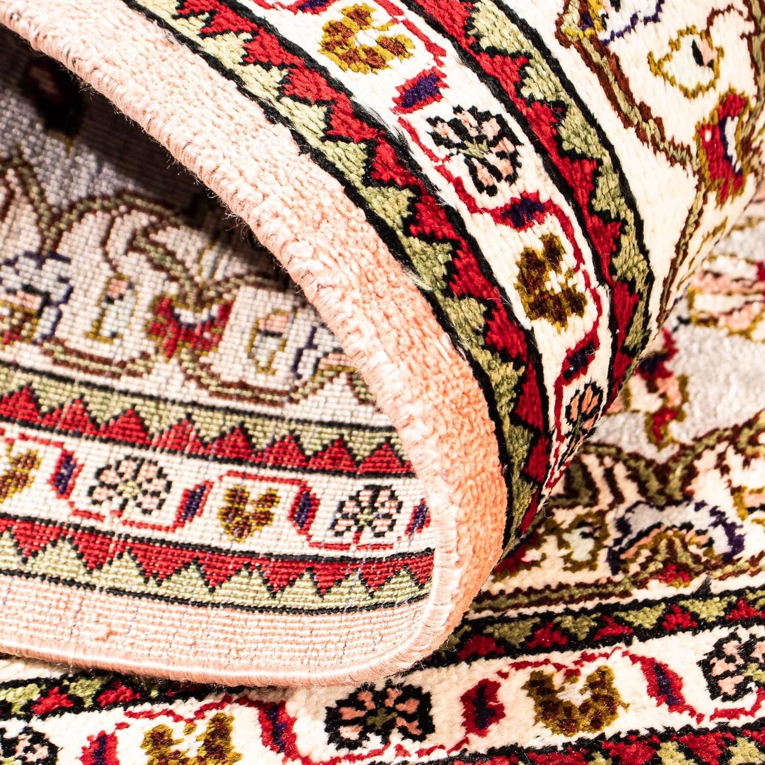 Alfombra de seda - Ghom Seda - Prima - 80 x 59 cm - beige