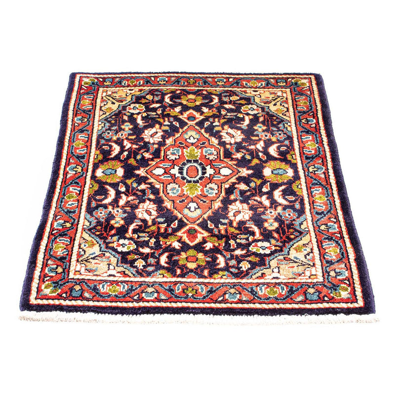 Alfombra persa - Clásica - 98 x 75 cm - azul oscuro