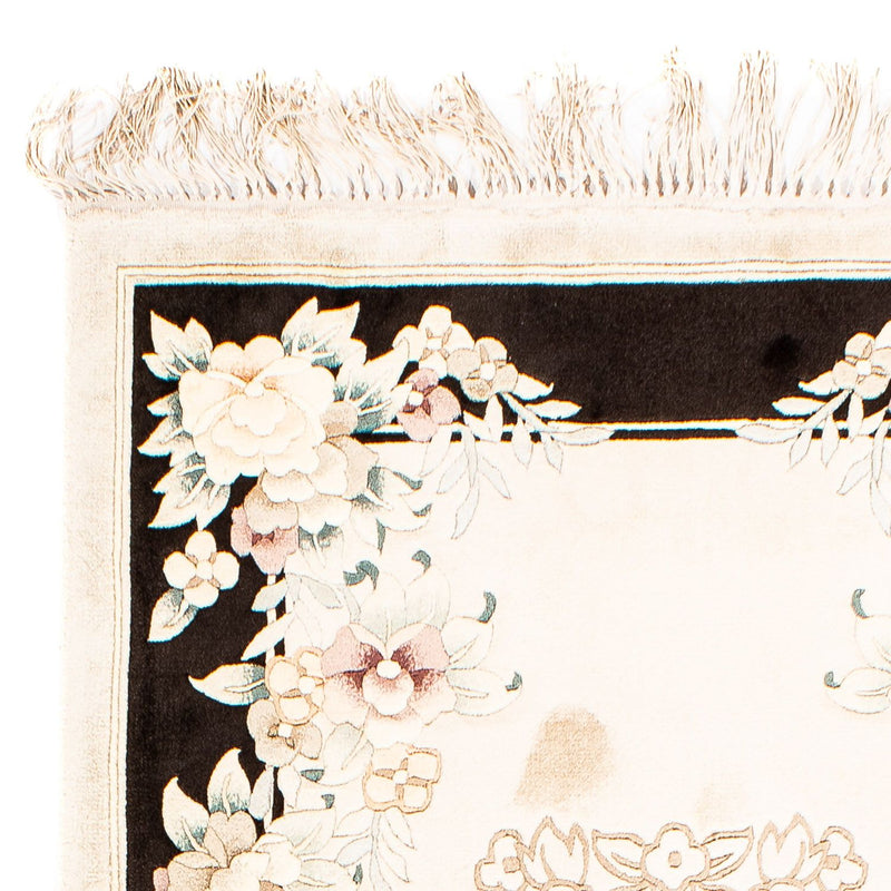 Alfombra de seda - Seda china - 138 x 69 cm - beige