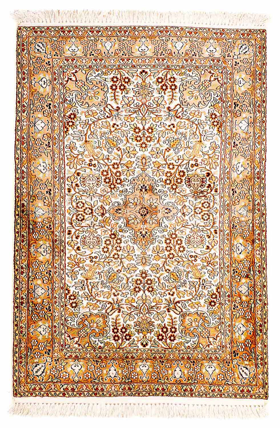 Alfombra oriental - Indus - 127 x 82 cm - beige