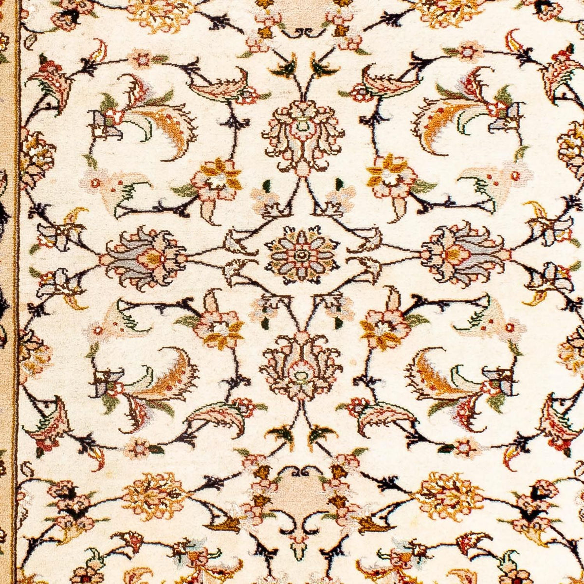 Alfombra Persa - Tabriz - Real - 114 x 76 cm - beige