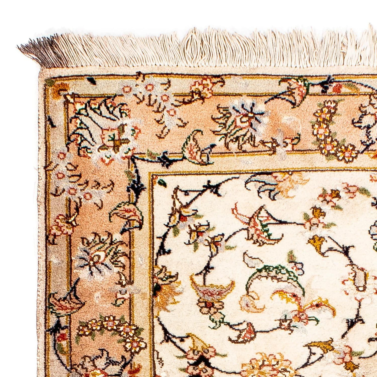 Alfombra Persa - Tabriz - Real - 114 x 76 cm - beige