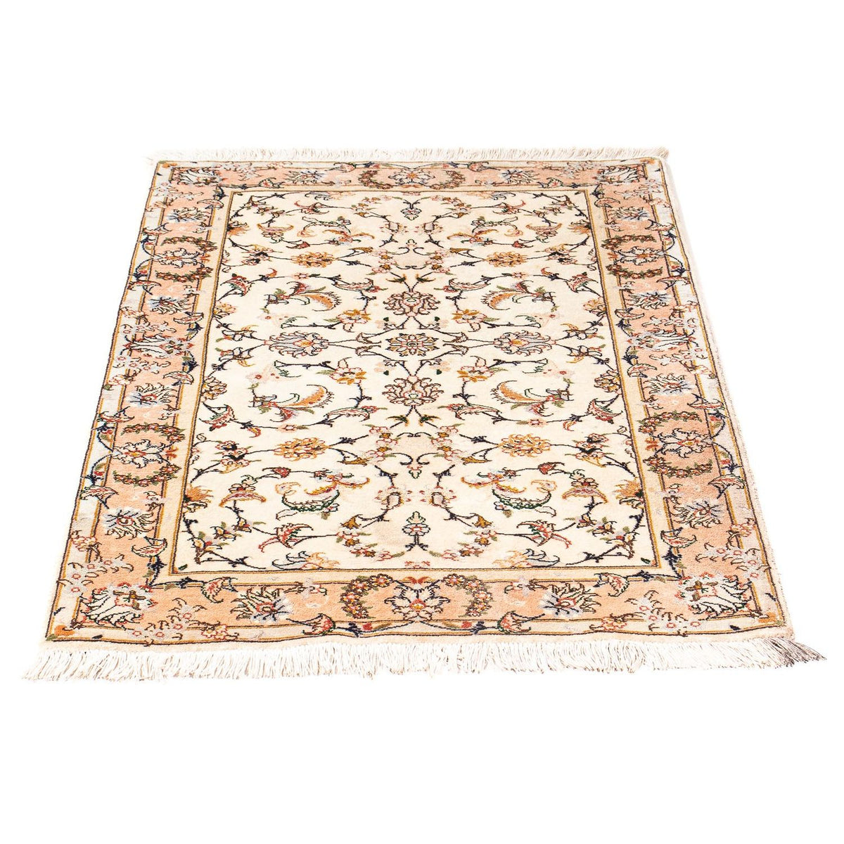 Alfombra Persa - Tabriz - Real - 114 x 76 cm - beige