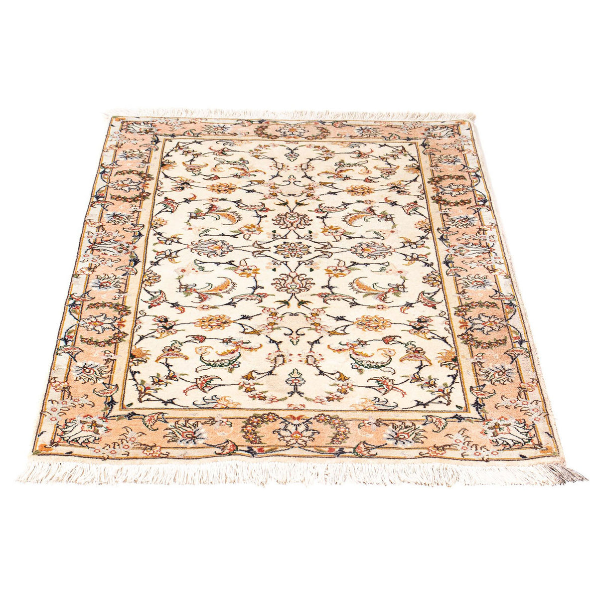 Alfombra Persa - Tabriz - Real - 114 x 76 cm - beige