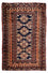 Alfombra afgana - 140 x 94 cm - azul oscuro