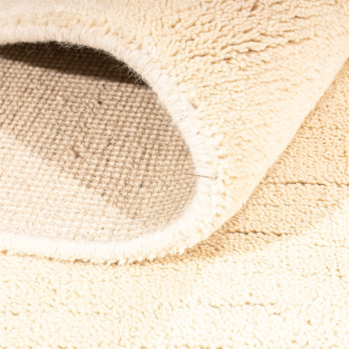 Alfombra Gabbeh - Indus cuadrado  - 170 x 170 cm - beige claro