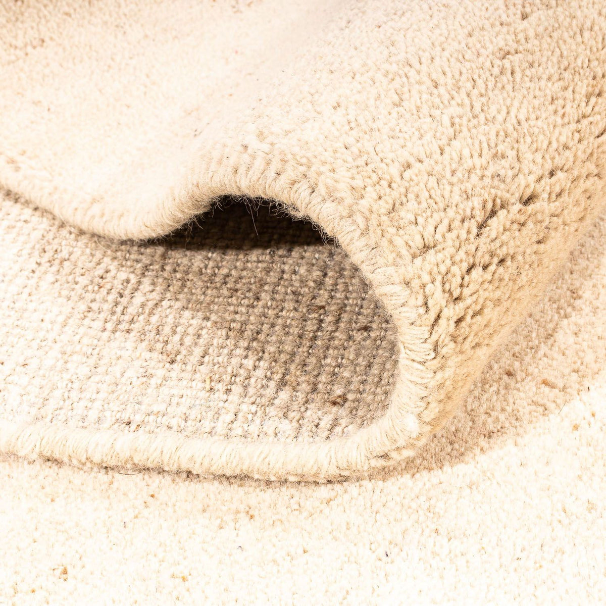 Alfombra Gabbeh - Indus - 200 x 170 cm - marrón claro