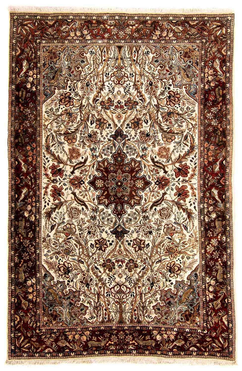 Alfombra oriental - Indus - 205 x 130 cm - beige