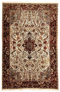 Alfombra oriental - Indus - 205 x 130 cm - beige