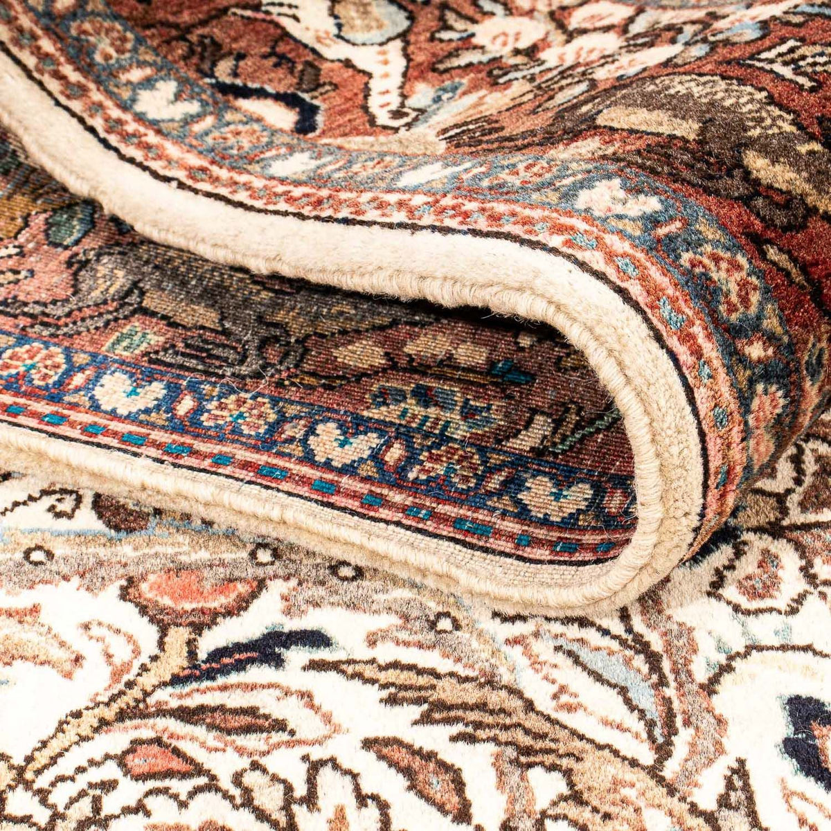 Alfombra oriental - Indus - 205 x 130 cm - beige