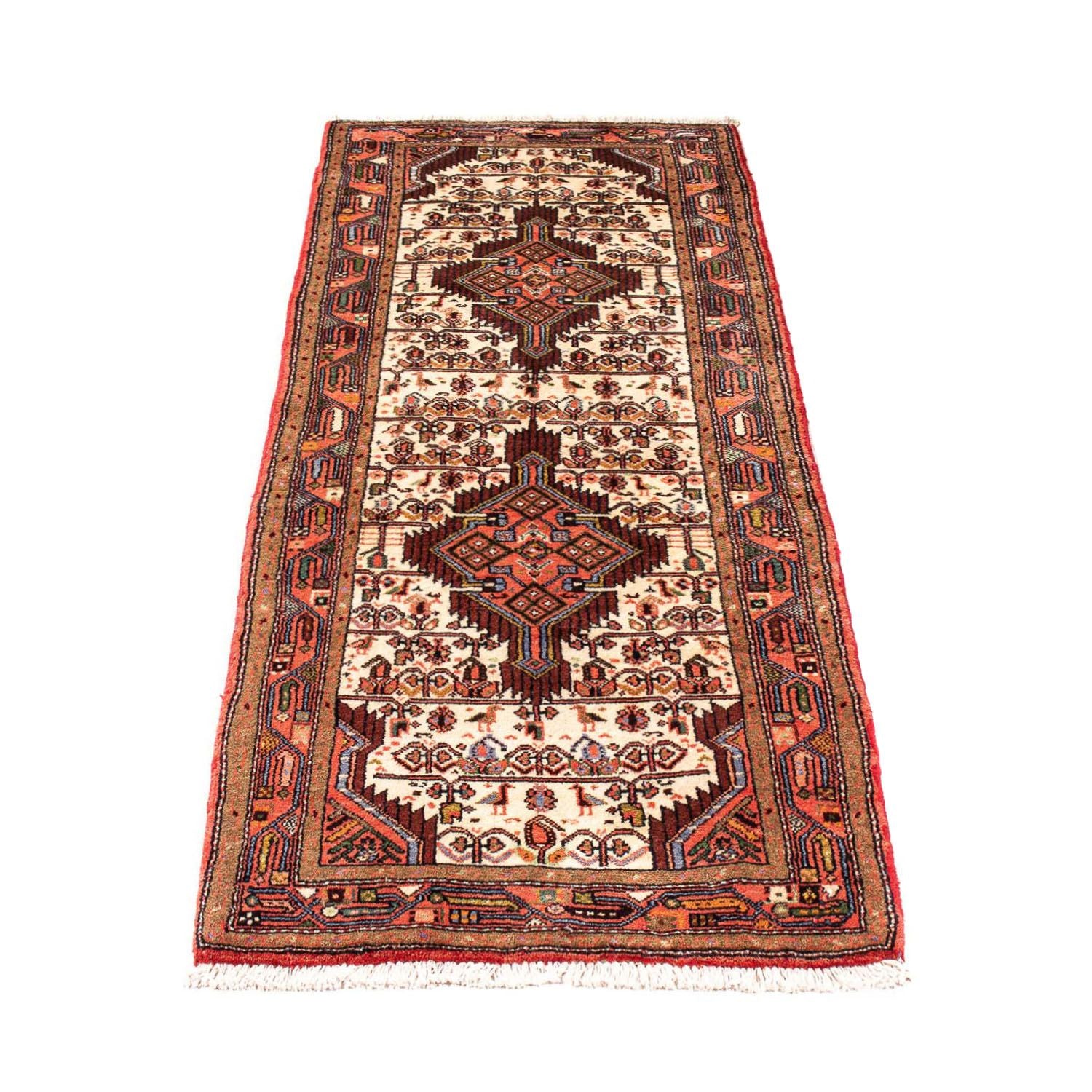 Alfombra de pasillo Alfombra persa - Nómada - 240 x 70 cm - beige