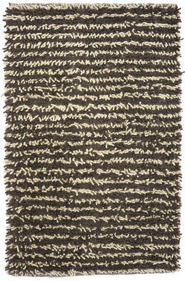 Alfombra de pelo largo - 200 x 124 cm - multicolor