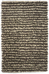 Alfombra de pelo largo - 200 x 124 cm - multicolor