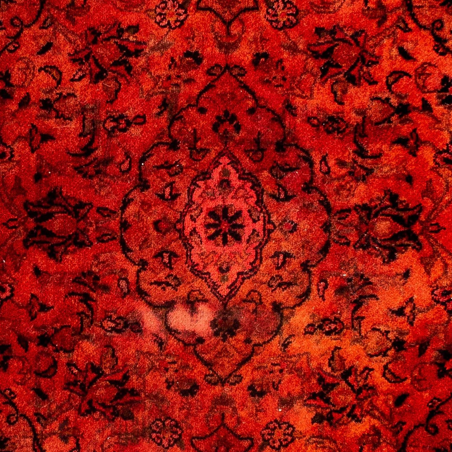 Alfombra persa - Keshan - 98 x 70 cm - rojo oscuro