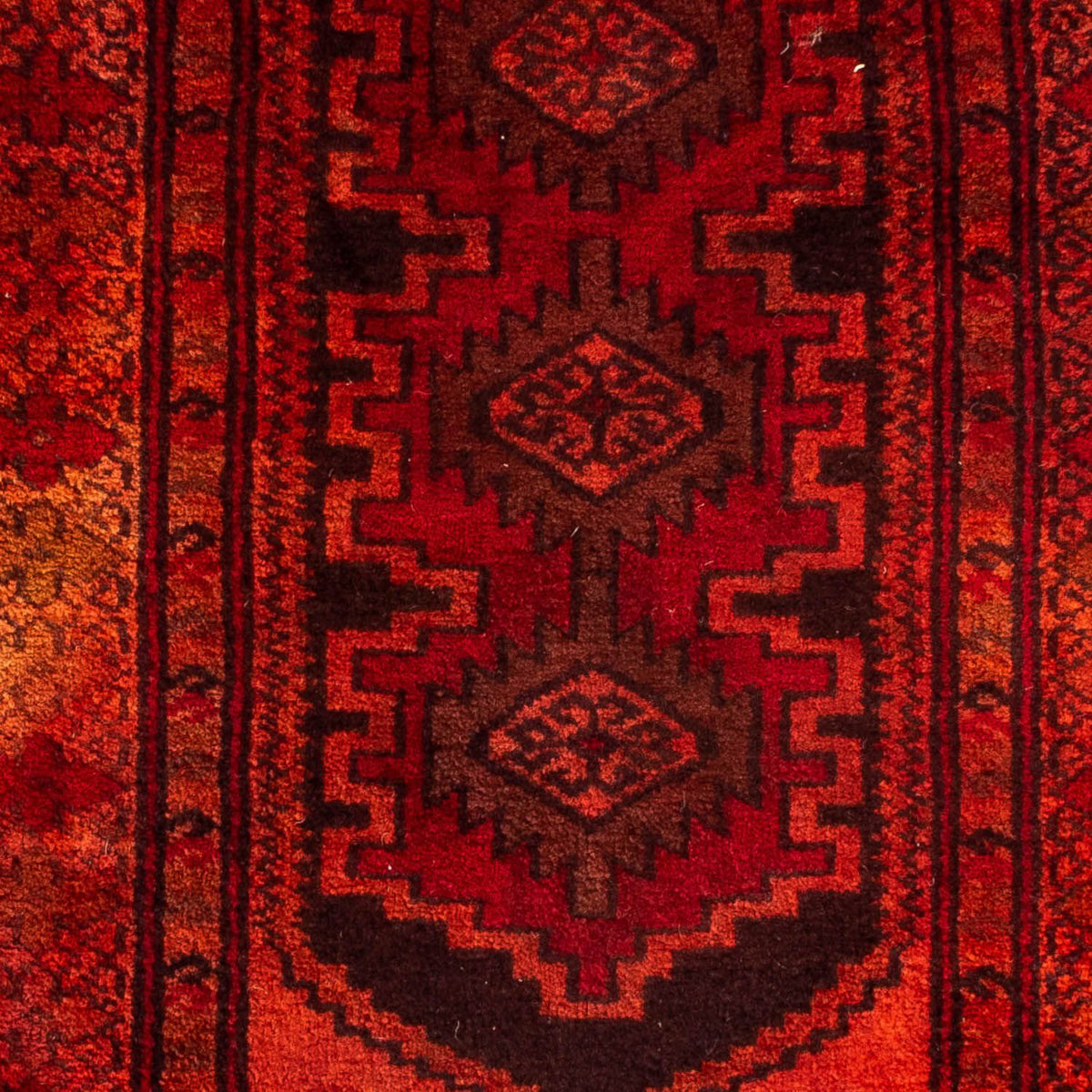 Alfombra persa - Nómada - 103 x 70 cm - rojo oscuro