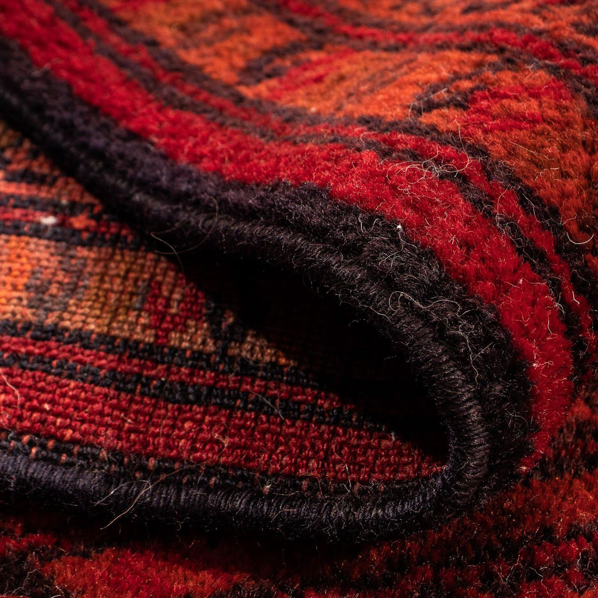 Alfombra persa - Nómada - 103 x 70 cm - rojo oscuro