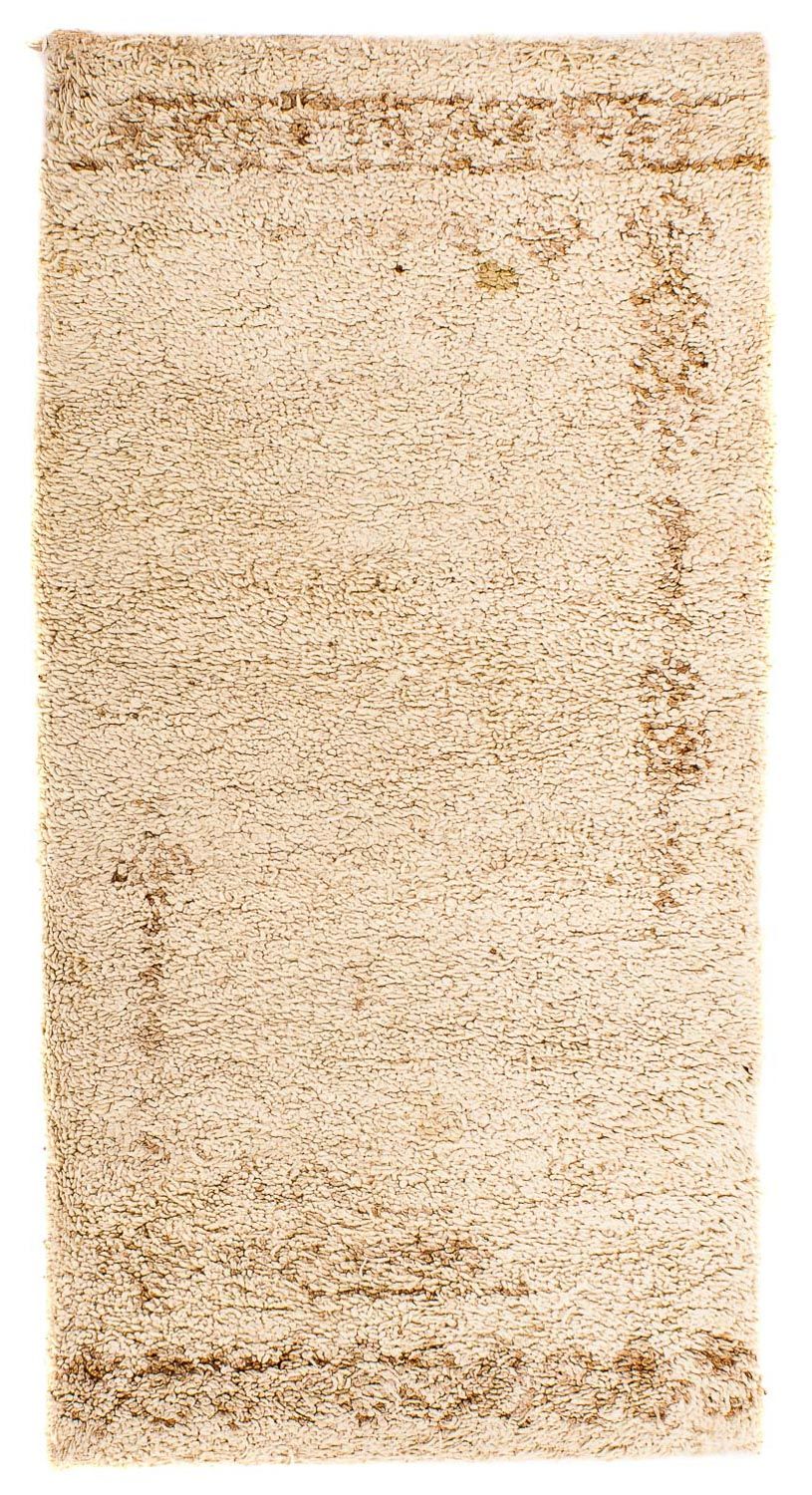 Alfombra bereber - 140 x 70 cm - beige