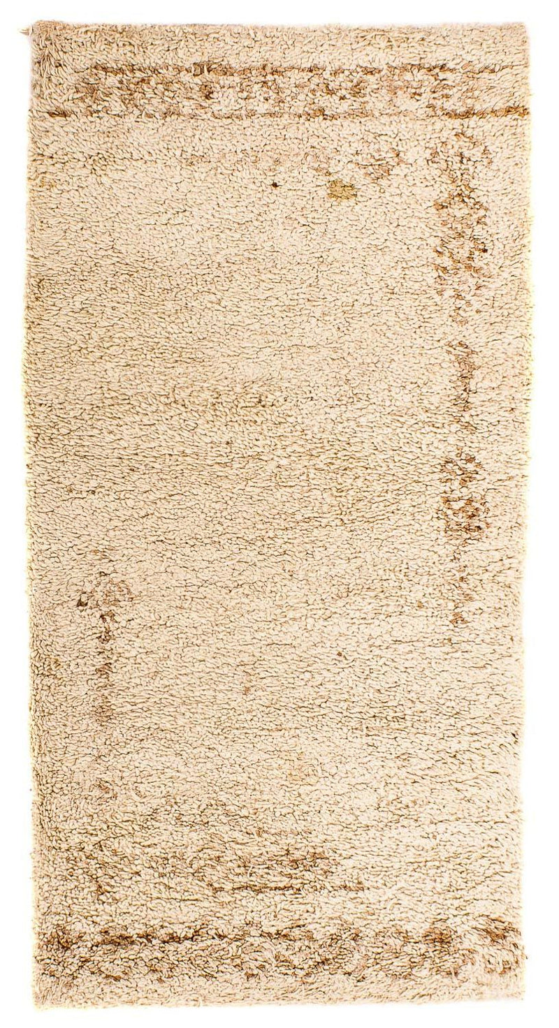 Alfombra bereber - 140 x 70 cm - beige