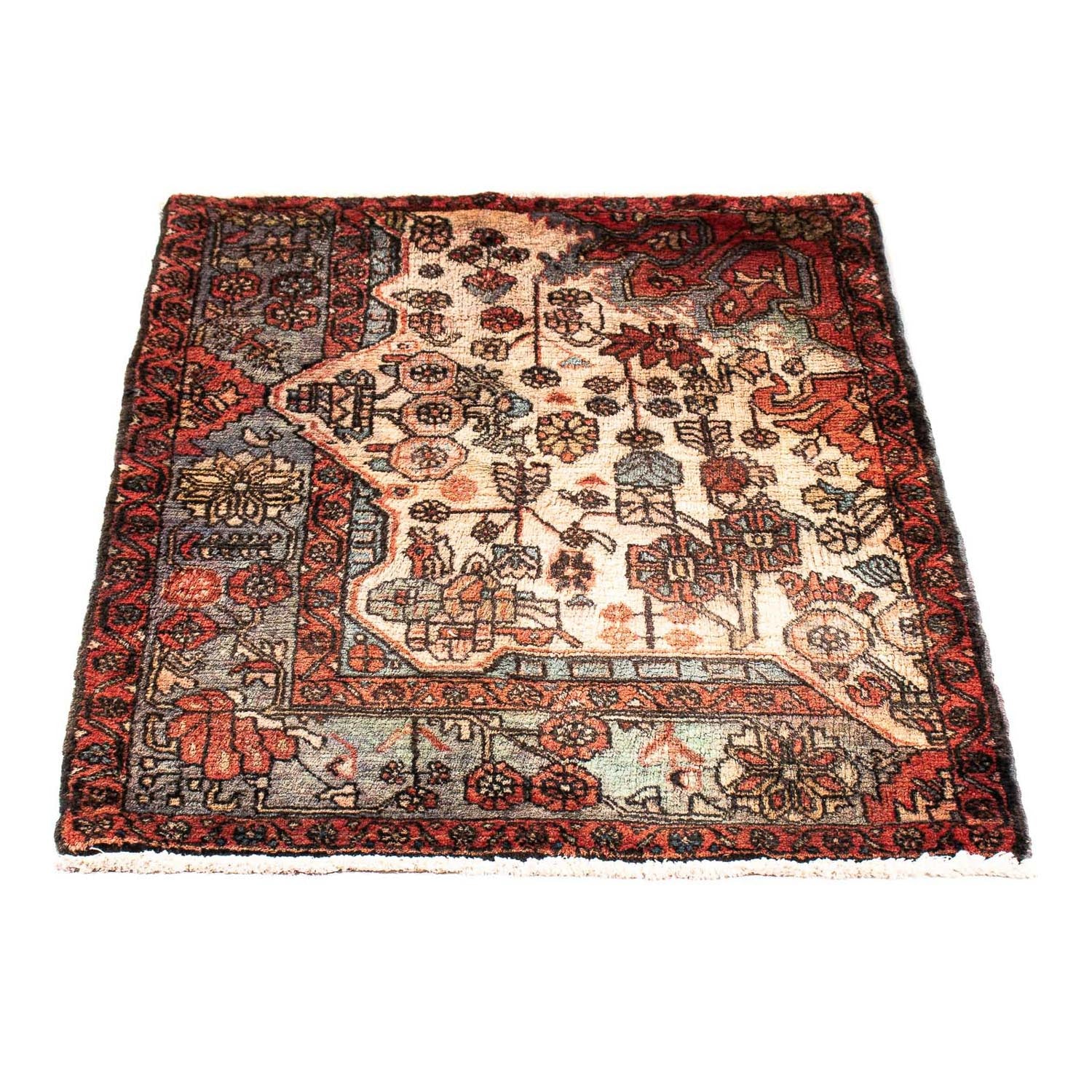 Alfombra persa - Nómada - 131 x 88 cm - beige