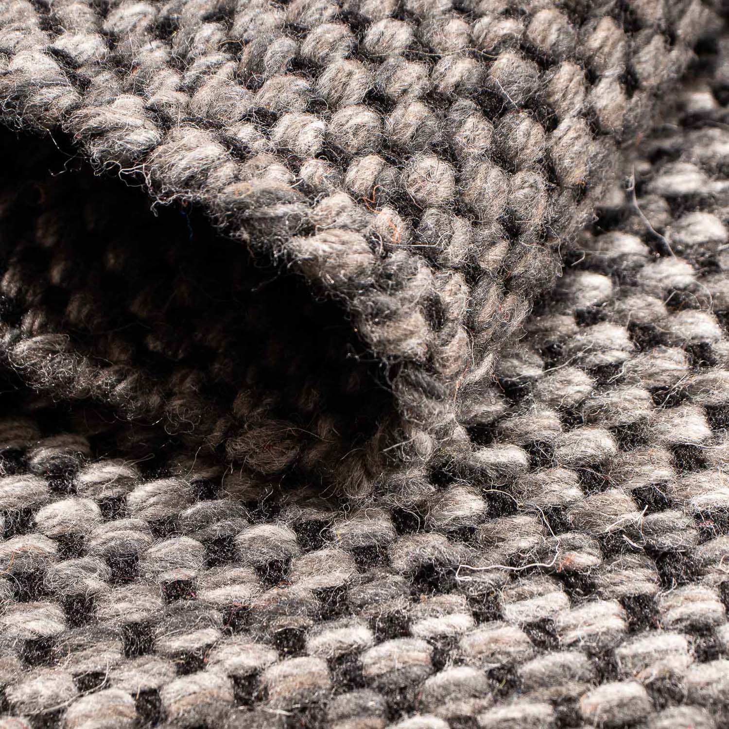 Alfombra Kelim - Tendencia cuadrado  - 67 x 64 cm - multicolor