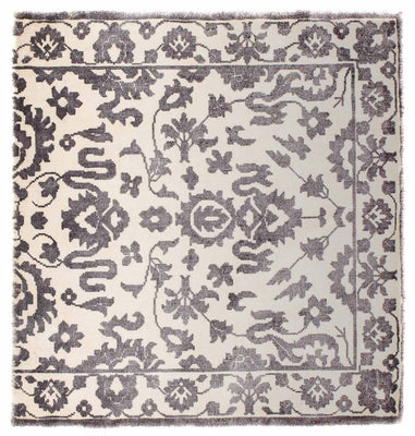 Alfombra de viscosa cuadrado  - 70 x 70 cm - gris claro