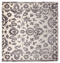 Alfombra de viscosa cuadrado  - 70 x 70 cm - gris claro
