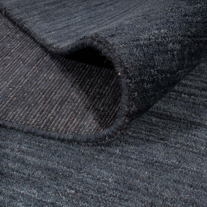 Alfombra Gabbeh - Indus - 345 x 245 cm - azul oscuro