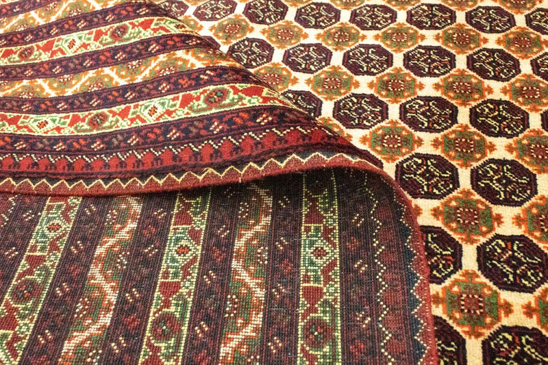 Alfombra afgana - Bukhara - 298 x 202 cm - rojo