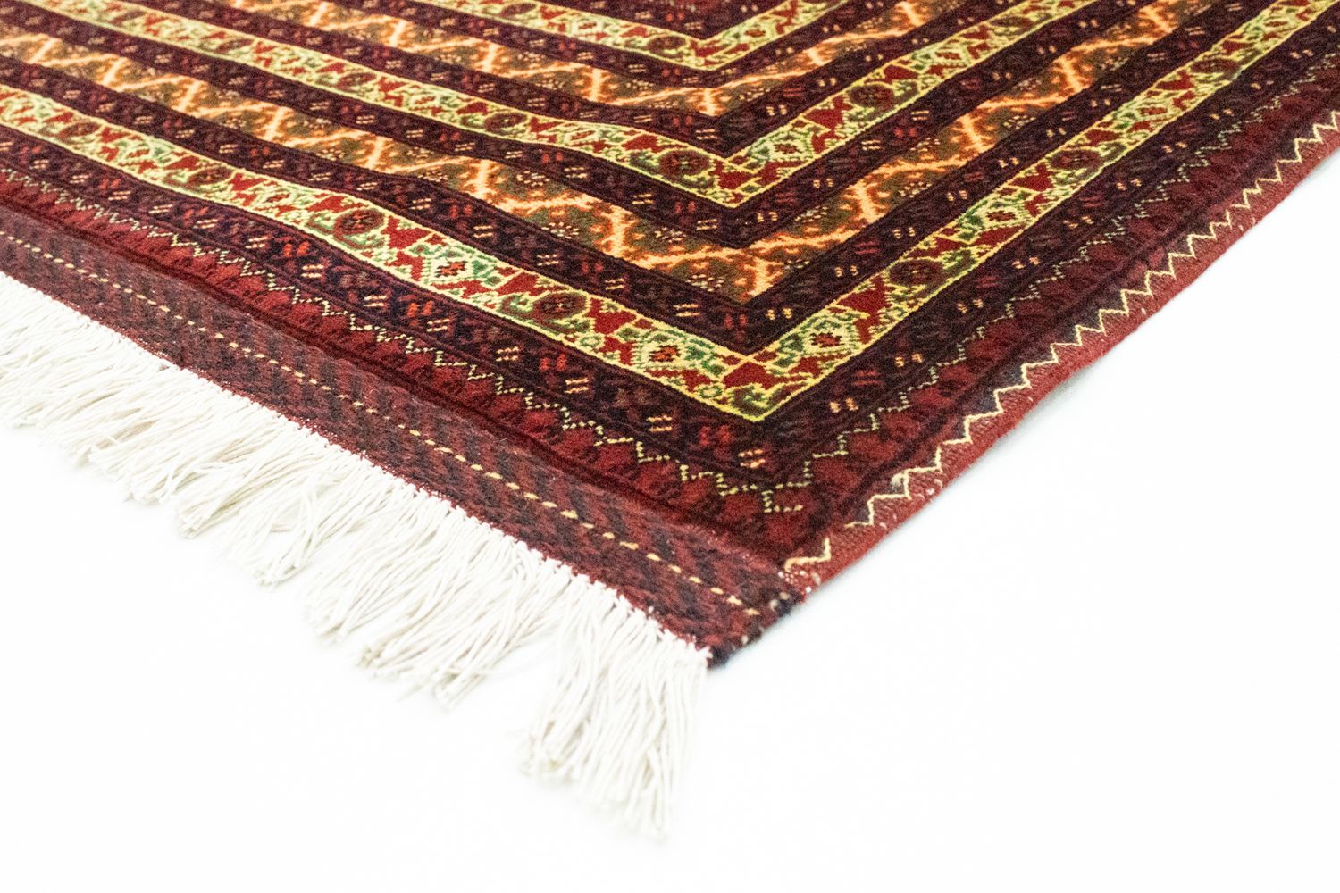 Alfombra afgana - Bukhara - 298 x 202 cm - rojo