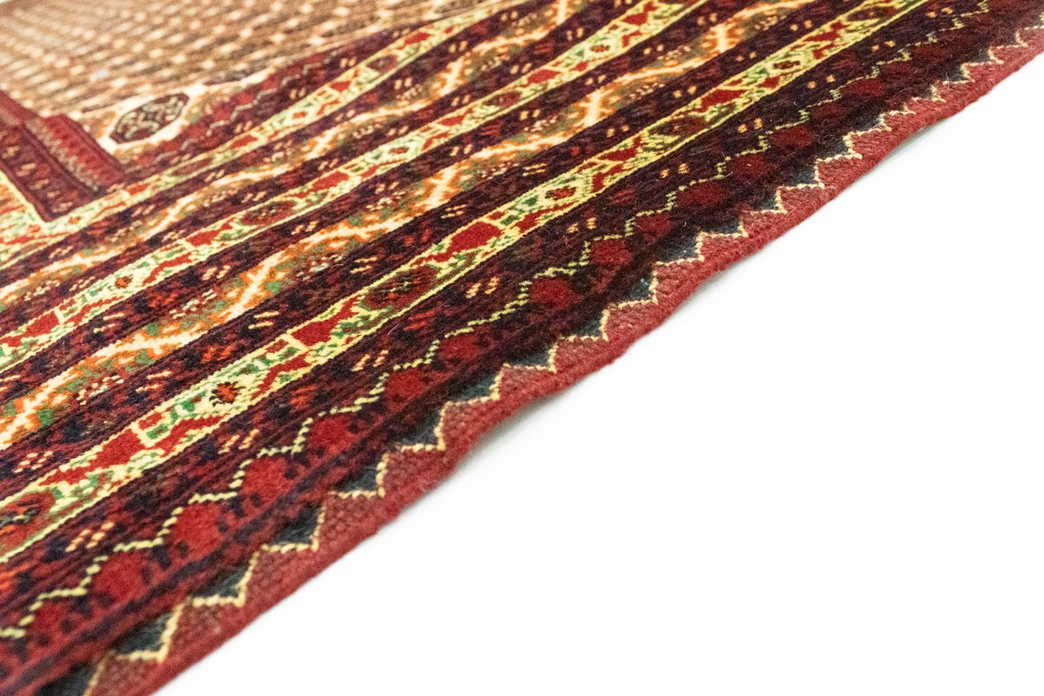Alfombra afgana - Bukhara - 300 x 202 cm - rojo