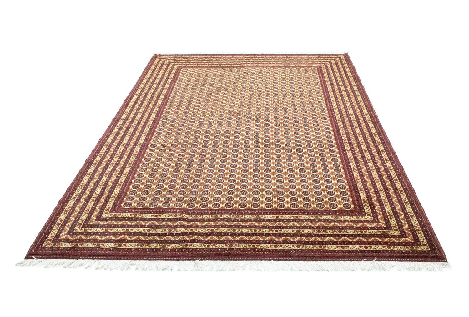Alfombra afgana - Bukhara - 300 x 202 cm - rojo