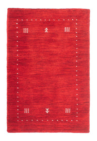 Alfombra Gabbeh - Indus - 90 x 60 cm - rojo
