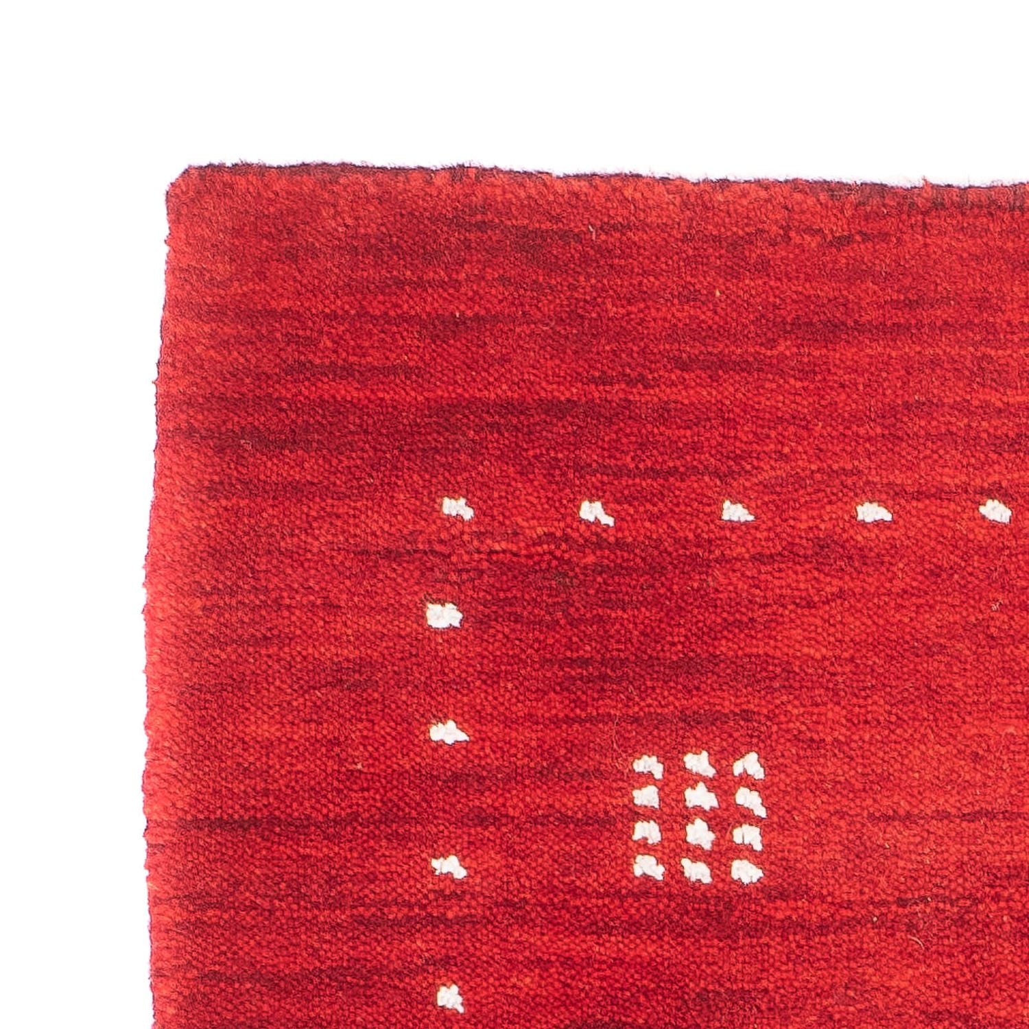 Alfombra Gabbeh - Indus - 90 x 60 cm - rojo