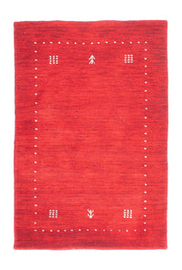 Alfombra Gabbeh - Indus - 90 x 60 cm - rojo