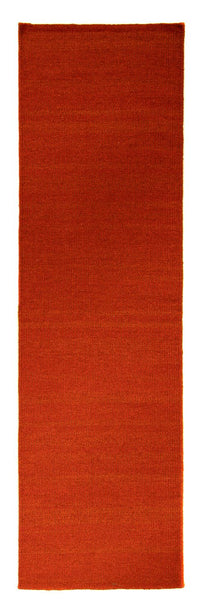 Alfombra de pasillo Alfombra Kelim - Tendencia - 300 x 80 cm - naranja
