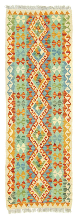 Alfombra de pasillo Alfombra Kelim - Oriental - 200 x 68 cm - colorido