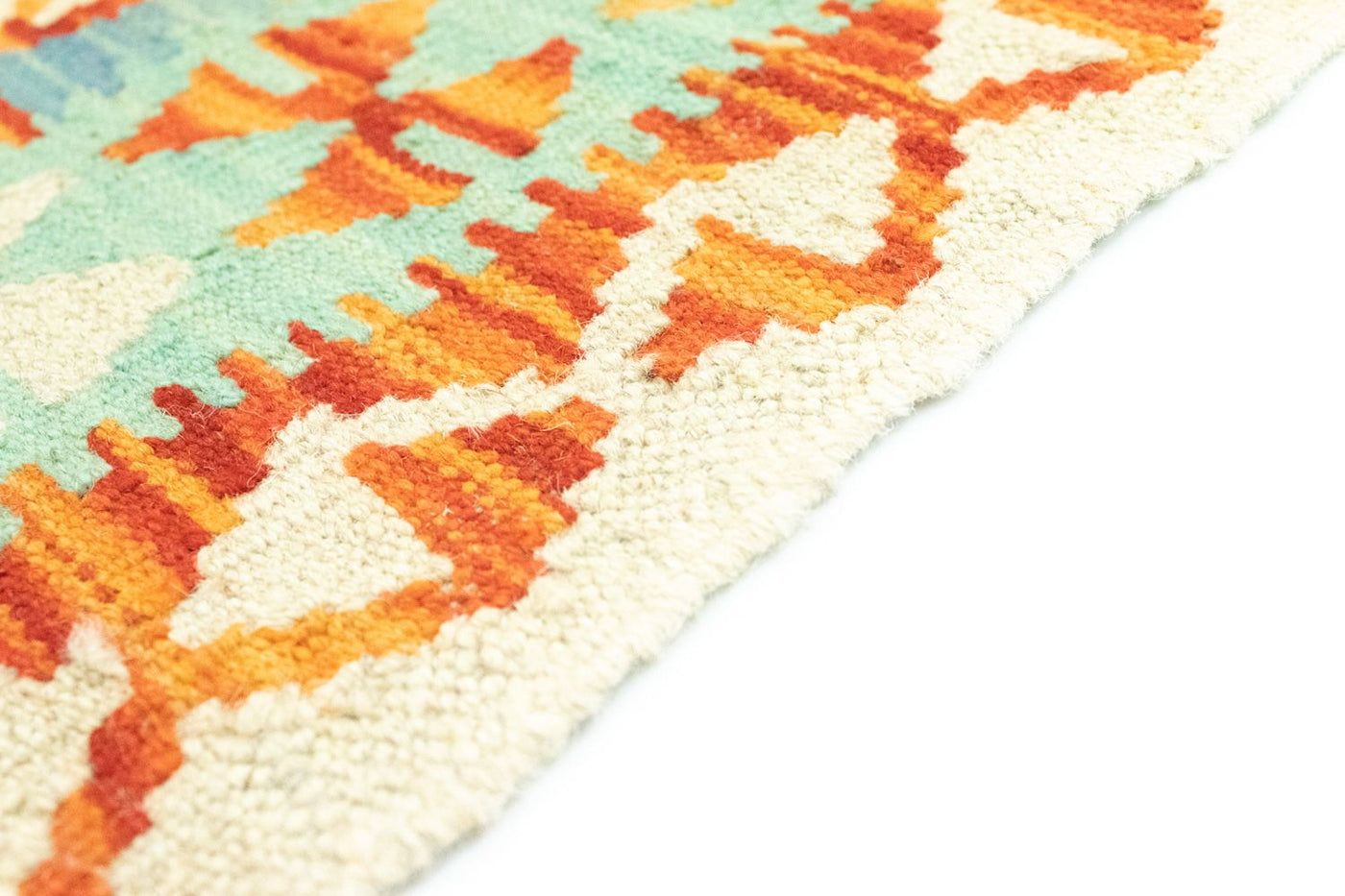 Kilim afgano Alfombra 200x68cm