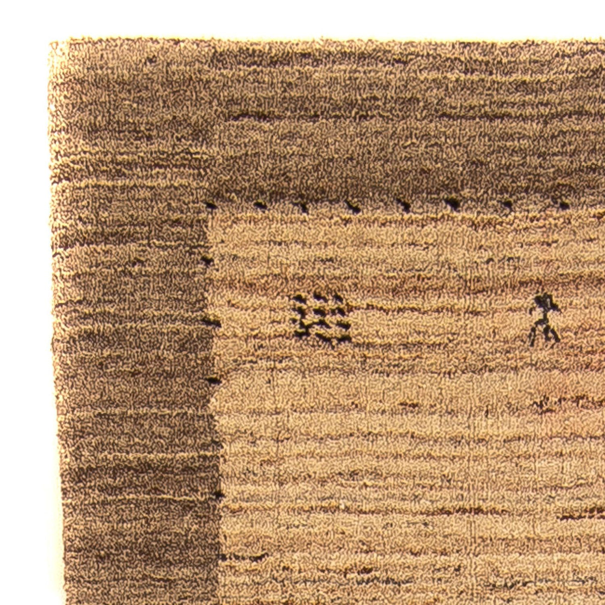 Alfombra de Nepal - 142 x 70 cm - marrón claro