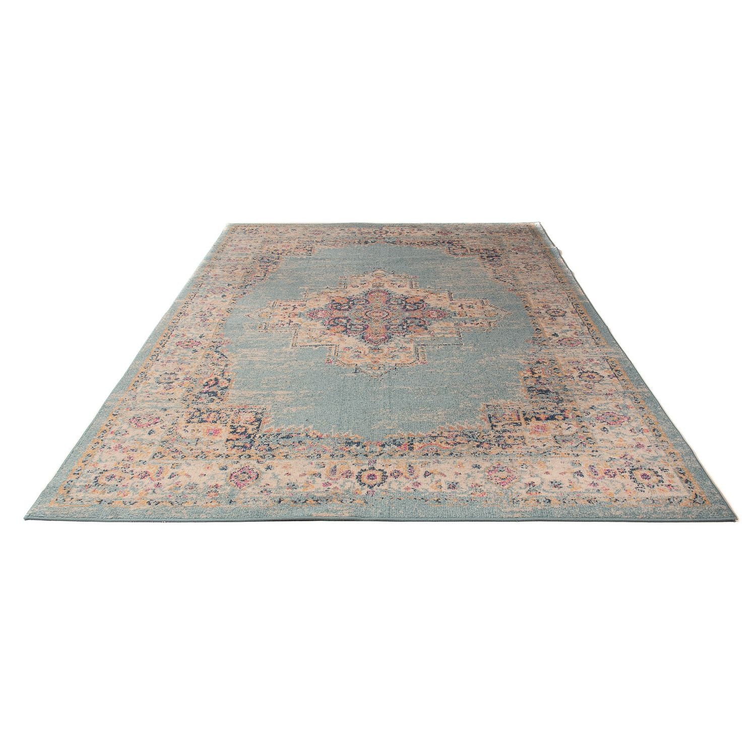 Alfombra moderna - 288 x 200 cm - azul claro